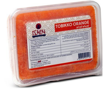 ISHIN Tobiko Flying Fish Roe Orange 500g