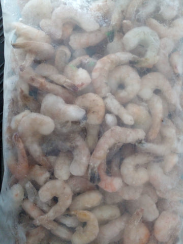 Frozen Cleaned Tail-On Prawns Size 31-40   (1kg)